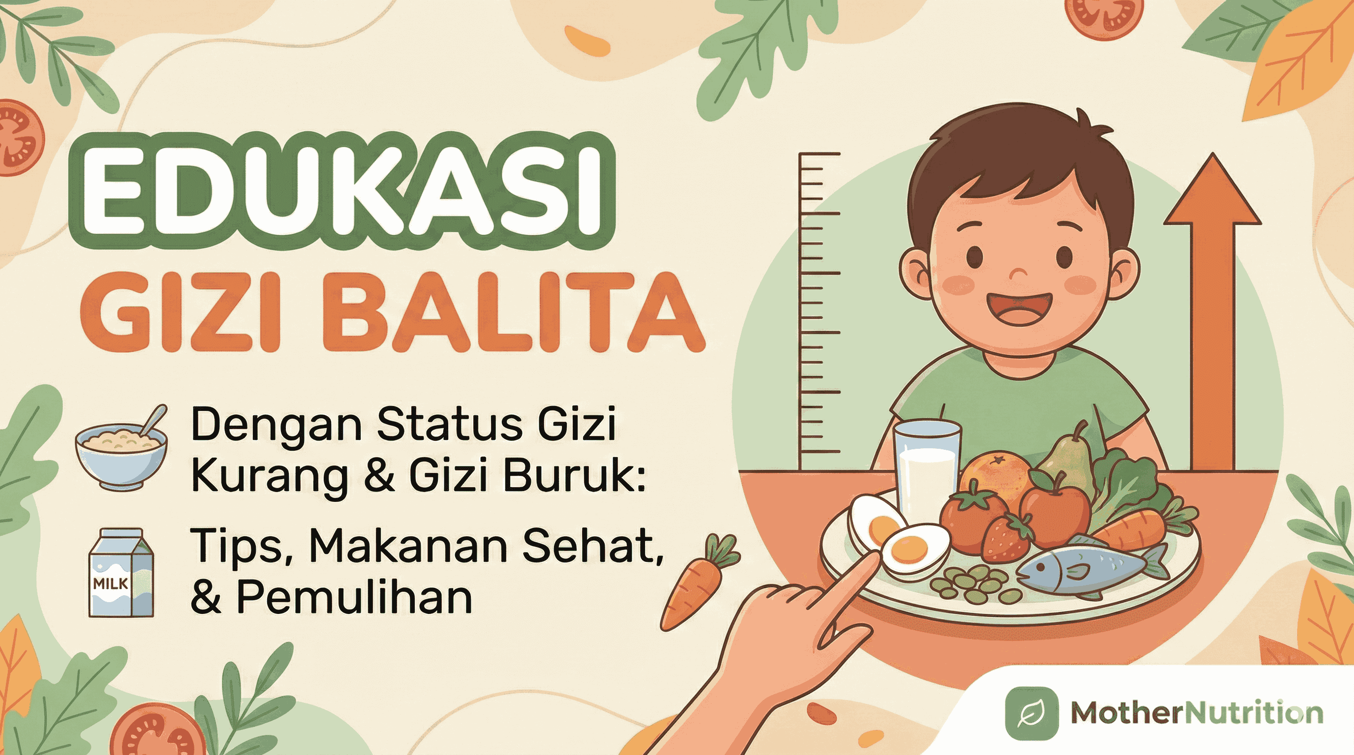 Edukasi Gizi Balita dengan Status Gizi Kurang dan Gizi Buruk
